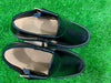 Exquisite craftsmanship of  Double Sole Jeans Black handmade Chappal