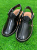 Exquisite craftsmanship of  Double Sole Jeans Black handmade Chappal