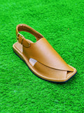 Article M-0011 exquisite craftsmanship of Yellow Dot Khyber handmade Chappal