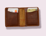 Handmade Bifold Brown Color Premium Wallet Model: W-04
