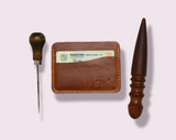 Handmade Brown Color Premium Card Holder Model: W-06