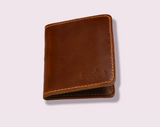 Handmade Bifold Brown Color Premium Wallet Model: W-04