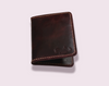 Handmade Bifold Burgundy Color Premium Wallet Model: W-03